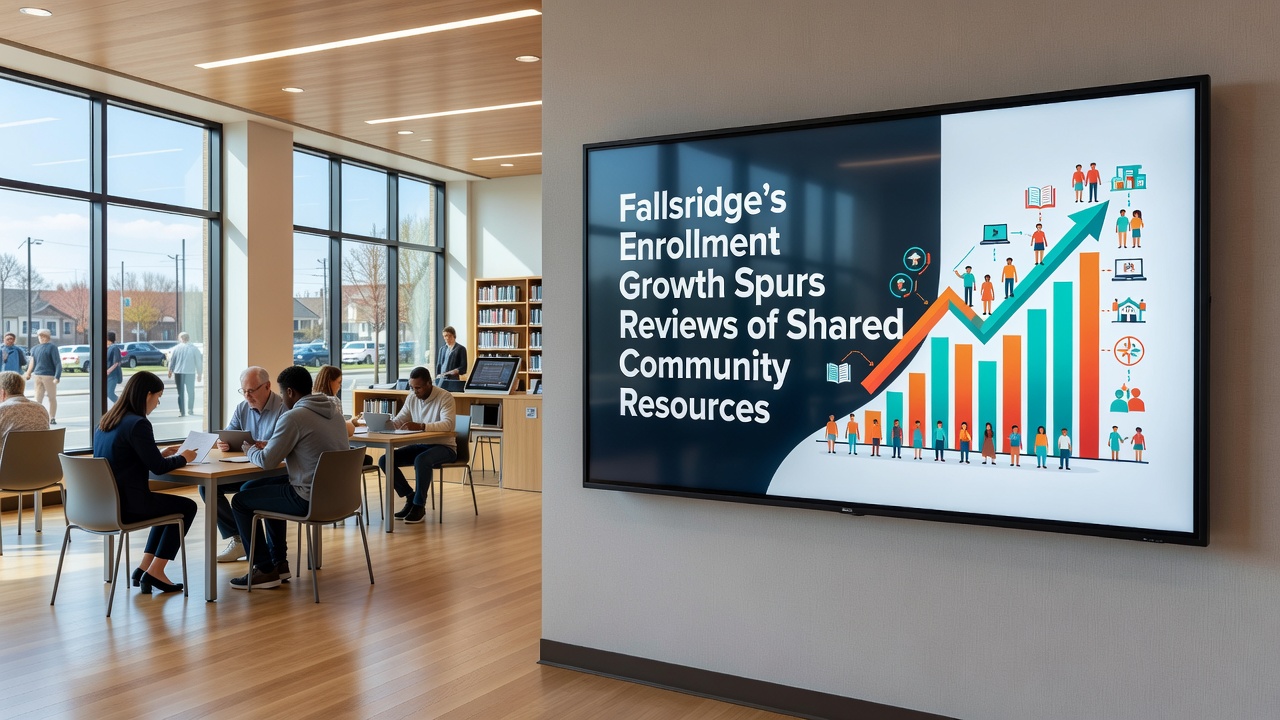 Fallsridge's Enrollment Growth Spurs Reviews of Shared Community Resources